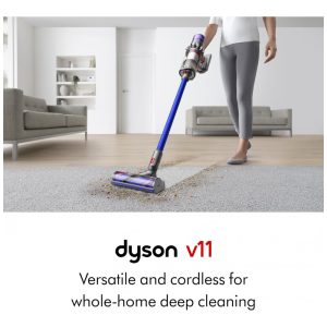 Aspirador Vertical Sem Fio Dyson V11 Níquel Azul 25,2V 3kg 60min