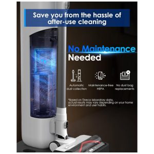 Aspirador Sem Fio Tineco Pure ONE Station 5 Branco 175W ZeroTangle iLoop Autolimpeza 70 Minutos Pure ONE Station 5 25.2V