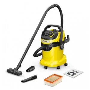 Aspirador de Pó e Água Karcher WD5Plus 25 Litros com Função Sopro e Filtro para Pó Fino 220V